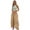 Khaki, variant on JUSLIO Pants for Women Linen Pleated Stretchy with Pockets Loose Casual Drawstring Straight Pants