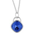 thumbnail image 3 of Collar para Mujer con Cristal Fino Swarovski en forma de Rombo– Bañado en Rodio- Collar Elegante y Brillante-Collares de Mujer de Moda- Joyería para Mujer de Moda- Regalo especial Ortiz Espinosa Temporada, 3 of 10