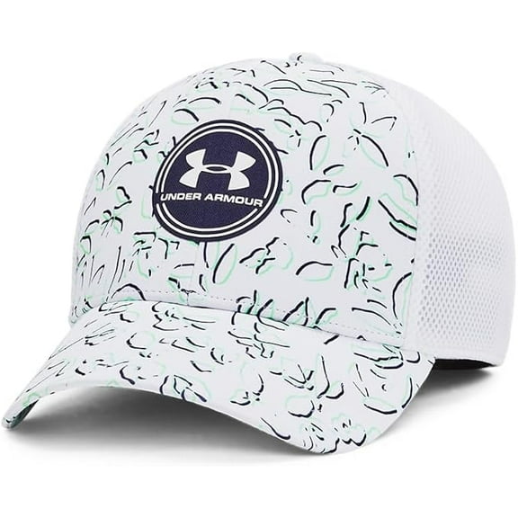UNDER ARMOUR ISO-CHILL CAP (white and green)