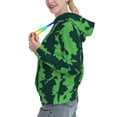 thumbnail image 2 of Honeii Green Stripes Of Watermelon Pattern Womens Oversized Hoodies Long Sleeve Sweatshirts Pullover Fall Outfits with Pocket-Large, 2 of 7