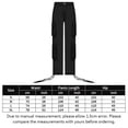 thumbnail image 2 of Pantalones Anchos Pantalones femeninos American Street Cargo Pants Casual para la playa al aire libre (Black L) Cgtredaw Para estrenar, 2 of 6