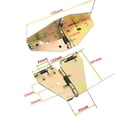 thumbnail image 2 of Leaf Folding Table Spring Butterfly Hinge Support Furniture Kitchen Hardware, 2 of 7