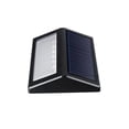thumbnail image 2 of Solar Powered LED Step Light Outdoor Wall Mount Fixture for Deck Fence Staircase and Garden Pathway Automatic Dusk to Dawn Operation Sleek Oval Design for Exterior Home Improvement, 2 of 9