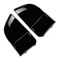 thumbnail image 3 of 1 par de cubierta de bisel de parachoques de lámpara de faro antinieb de motocicleta, cubierta de lámparas de luz de conducción adecuada p Negro brilnte Macarena Tapas de la cubierta de la lámpara de luz antiniebla, 3 of 6