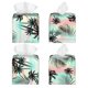 thumbnail image 2 of Balery Tropical Summer Palm Porta Pañuelos de Cuero con Estampado – Funda Moderna Cuadrada para Caja de Pañuelos, Dispensador 5x5x5'', 2 of 7