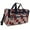 Flag, variant on Classic Prints 19-inch Duffel Bag, Greek Key Fuchsia White