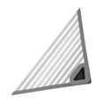 thumbnail image 4 of DOLITY Égouttoir à Vaisselle Triangulaire Enroulable Léger Robuste Résistant à la Rouille Portable 60x43x43cm Gris Foncé, 4 of 9