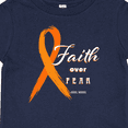 thumbnail image 4 of Inktastic Faith over Fear Leukemia Awareness with Orange Ribbon Boys or Girls Baby T-Shirt, 4 of 5