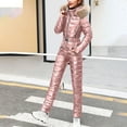thumbnail image 2 of DUMUIELD Women's Ski Suit One Piece Jumpsuits Waterproof Snowsuits Winter Snow Snowboarding Suits Faux Fur Collar Puffy Coat Jumpsuit, 2 of 6