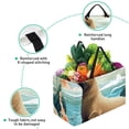 thumbnail image 3 of Sea Lion Versatile Oxford Cloth Reusable Storage Box - Foldable, Large Capacity Beach Bag, Shopping Bag, and Decorative Box, 3 of 7