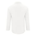 thumbnail image 6 of Oversized Tshirts Shirts for Women Linen Spring Summer Solid Color Shirt Long Sleeve Button Down Shirt Loose Fit Vacation Beach Workwear Tops Clothes Short Sleeve Women's Tops, Tees & Blouses, 6 of 6
