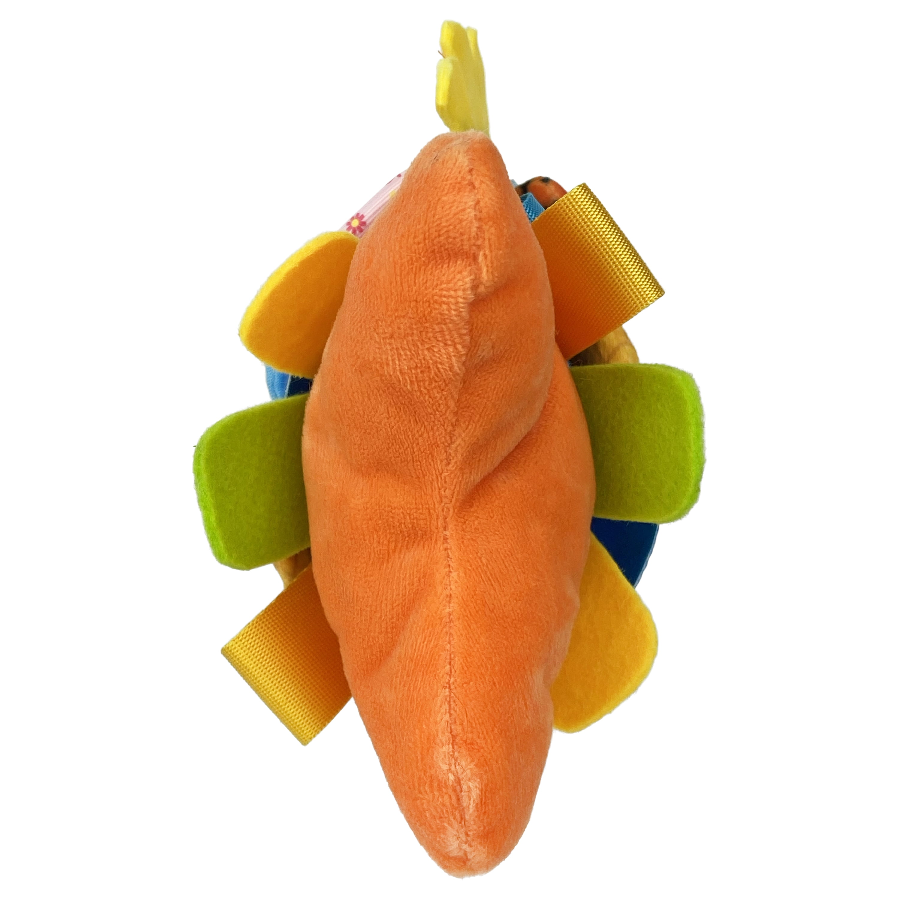 Vibrant Life Flappy Fish Plush Dog Toy with Crinkle and Squeaker, Multicolor