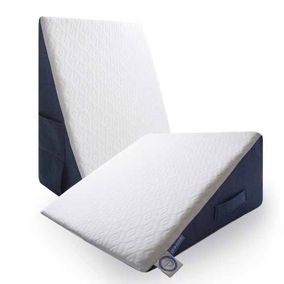 Almohada de cuña para Cama DR JOOHN Ultra Confort Azul Marino 52x52