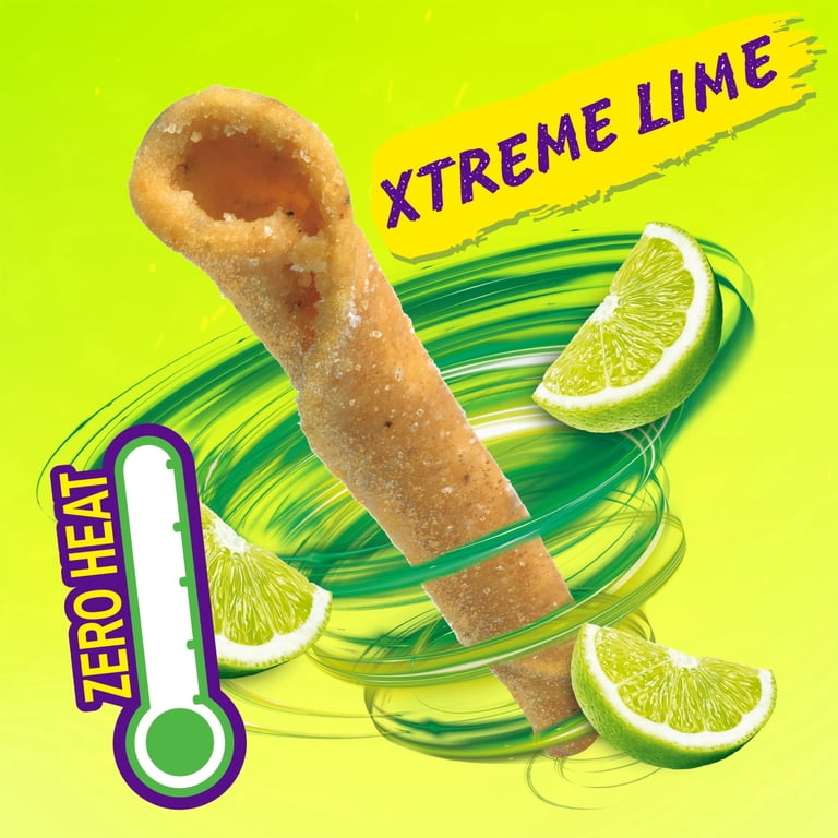 Takis Xtreme Lime 9.9 oz Sharing Size Bag Lime Flavored Rolled