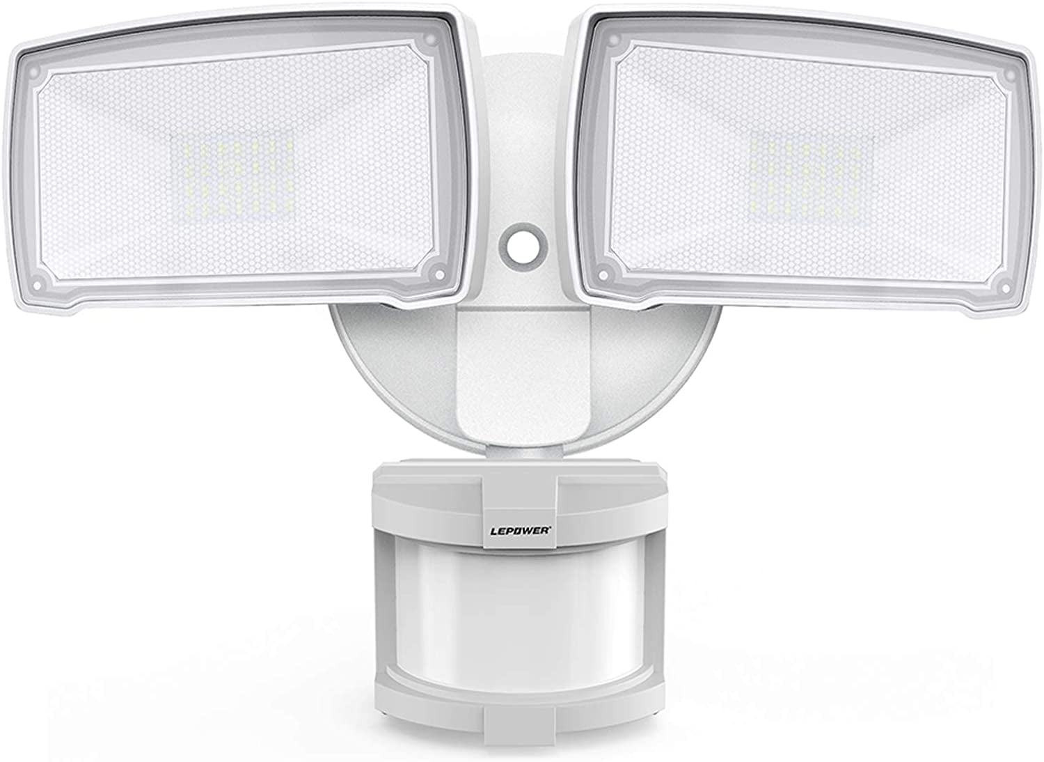 SANSI 38W 5000LM Motion Sensor Flood Light - 5000K LED Security Light, IP65 Waterproof