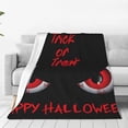 thumbnail image 1 of Balery Happy Halloween2 Manta de Felpa Suave y Acogedora – Cobija de Franela Aterciopelada para Cama, Lavable y Cálida para Sofá, Mascotas, Transpirable-40"x30", 1 of 7
