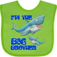 thumbnail image 3 of Inktastic I'm the Big Brother Shark Boys Baby Bib, 3 of 4