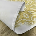thumbnail image 5 of Ambesonne Mandala Place Mats Set of 4, Oriental Modern Pattern, Standard Size, Pale Yellow and White, 5 of 6