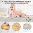 thumbnail image 2 of 71x59 Foldable Foam Baby Play Mat for Floor, Babies Activity Tummy Time Playmat, Kids Non Toxic Foam Thick Play Mat for Baby, Toddlers, Waterproof & Anti-slip Crawling Mats, 2 of 9
