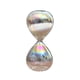 thumbnail image 1 of Reloj de arena decorativo, adorno, temporizador de arena nórdico, reloj de arena de vidrio, reloj de arena rayado 5min, 1 of 9