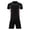 outfits 8#Black, variant on WAYUTE Boys Children's Football Uniform Set Quick Drying Sports Soccer Shirt for Kids Stretchy Short Sleeve Suit Casual Clothing Sets