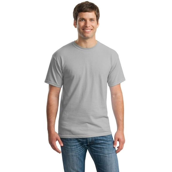 Gildan Mens Heavy Cotton T-Shirt , XL, Ice Grey (Pack of 12) 12 Ice Grey