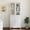 72”H-White, variant on CBJCBJ 77.5" Retro Bookcase with Storage Cabinet and Removable Display Shelf, Suitable for Living Room, Study Room,Green