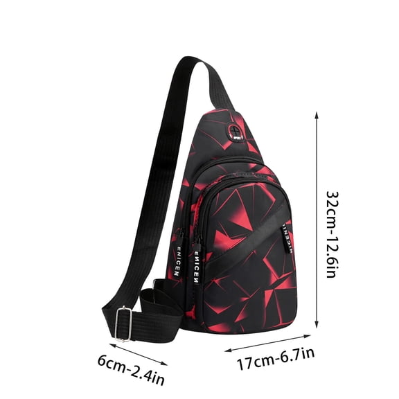 Sac de Poitrine Homme Nouveau Sac Messager Mode Léger Sports de Plein Air Loisirs Sac d'Épaule pour Couple Double Couche