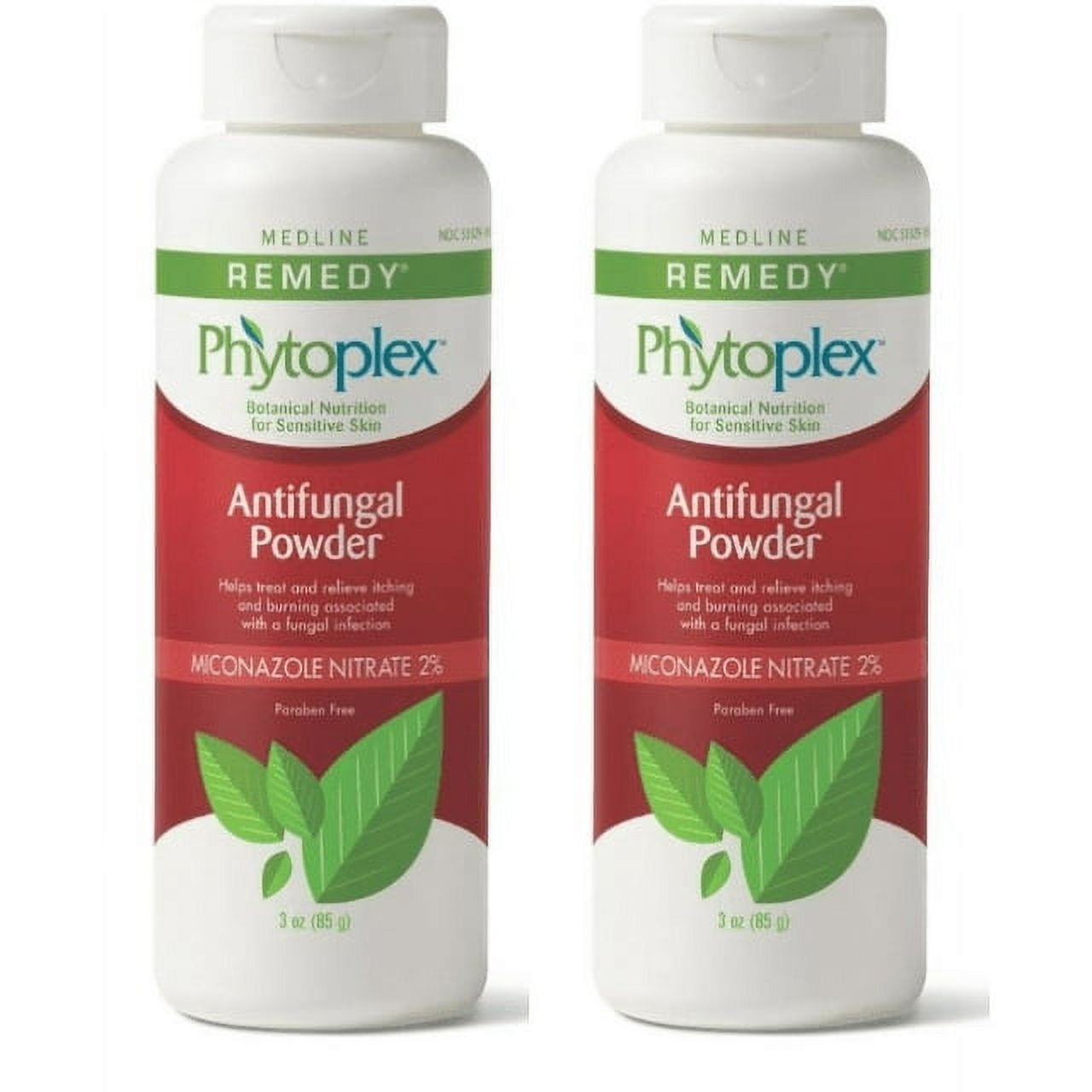 Medline Remedy Phytoplex Antifungal Powder with 2% Miconazole Nitrate for Common Fungal Infections including Athletes Foot - 2_Each
