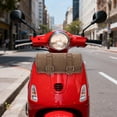 Motorcycle Without Rider Commercial GETAJGHSD Motorcycle Front Storage Bag Coffee Pu Handlebar Pouch ...
