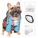 thumbnail image 3 of Fotbe Sushi Salmon Surfing Sudadera con Estampado para Perros Pequeños – Suéter con Capucha para Mascotas, Tela Suave de Forro Polar con Bolsillo-X-Large, 3 of 7