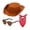 Light Brown, variant on RUINIXCW Red Cowgirl Hat for Women Men Adult Cowboy Hat with Bandanas and Sunglasses Western Cowgirl Party Costume 3 Pcs Set