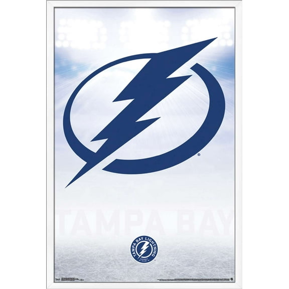 NHL Tampa Bay Lightning - Logo 17 Wall Poster, 22.375" x 34", Framed