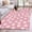 Pink, variant on 3'x5' Area Rugs, White Pink Daisy Indoor Outdoor Area Rug for Living Room Bedroom, Spring Summer Floral Farmhouse Washable Bathroom Rugs Kitchen Floor Carpet Mats Home Decor Aesthetic