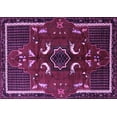 thumbnail image 1 of Ahgly Company Indoor Rectangle Persian Purple Traditional Area Rugs, 8' x 12', 1 of 4