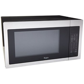 Whirlpool 1 6 Cu Ft Countertop Microwave Oven Stainless Steel 1200 W