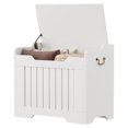 thumbnail image 1 of Garvee Banco de Almacenamiento de Madera con Bisagras de Cierre Suave – Organizador para Zapatos, Mantas y Juguetes, para Sala y Recámara, 1 of 9