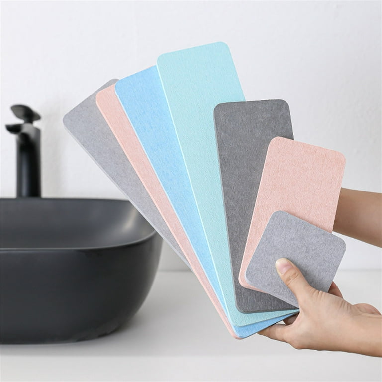 Kitchen Appliances And Gadgets Sink Water Absorbing Stone Tray, Diatomite  Tableware Drying Pad, Quick Drying Stone Sink Tray, Kitchen Sink Water  Absor