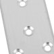 thumbnail image 3 of Placa de reparación plana de acero inoxidable en forma rectangular, soporte de ángulo tono plateado, 6 piezas, 3 of 5
