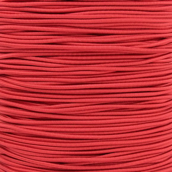 GOLBERG Cordon Élastique Antichoc - 2,5mm, 1/32, 1/16, 3/16, 5/16, 1/8, 3/8, 5/8, 1/4, 1/2 Pouces de Diamètre - Longueurs 10, 25, 50, 100 Pieds - Fabriqué aux États-Unis (Rouge Impérial, 2,5mm x 50 Pieds)