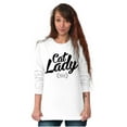 thumbnail image 3 of Cat Lady Officially Certified Funny Women's Long Sleeve T Shirt Brisco Brands S, 3 of 4