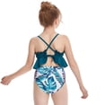 thumbnail image 4 of Traje De Baño Familiar A Juego Con Estampado De Hojas, Bikini De Playa, Traje De Baño Cómodo Transpirable Para Padres E Hijos Eigraketly OD016859-03, 4 of 6