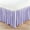 Lavender Fog, variant on Home Soft Things Pleated Bed Skirt - 18" drop Length - Lavender Fog - King (78" x 80" + 18")