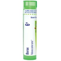 Boiron Borax 6X, Homeopathic Medicine for Canker Sores, 80 Pellets