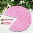thumbnail image 5 of Gynky 36" Christmas Tree Skirt, Luxury Soft Ultra Plush Toscana Fabric Holiday Tree Base Cover Faux Fur Xmas Tree Mat Decorations Home Décor, Pink, 5 of 8