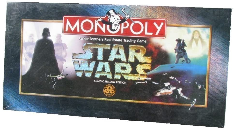 Star Wars Monopoly NEW factory sealed Classic Trilogy edition board game 1997 