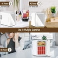 thumbnail image 4 of Mini Skincare Fridge with LED Makeup Mirror, Portable Cosmetic Cooler for Desktop & Travel Use, 4 of 9