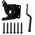 thumbnail image 3 of 1 Set Self Locking Gate Latch Iron Door Buckle Gravity Lever Hardware, 3 of 9
