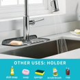 AOWOO Kitchen Sink Splash Guard, Silicone Faucets Drip Catcher Tray