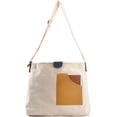 thumbnail image 1 of LinYooLi Fashion Splicing Shoulder Bag for Women Girls Chic Grid Canvas Hobo Tote Handbag Color Contrast, 1 of 4